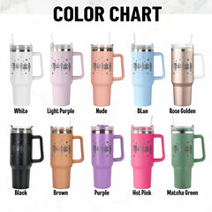 Nutcracker Ballet Tumbler 40OZ, Christmas 40OZ Tumbler, Engraved Tumbler, Engraved Tumbler With Handle,Engraved Tumbler,Nutcracker Christmas