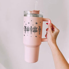 Nutcracker Ballet Tumbler 40OZ, Christmas 40OZ Tumbler, Engraved Tumbler, Engraved Tumbler With Handle,Engraved Tumbler,Nutcracker Christmas