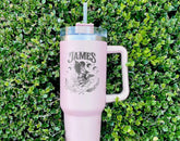 Fourth Wing Tumbler, Engraved Tumbler 40Oz, Engraved Tumbler, Tumbler With Handle, Fourth Wing Riders Quadrant, Violet Sorrengail, Bookish Gift