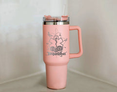 Dispatcher Tumbler, 911 Dispatcher Tumbler, 911 Dispatcher Tumbler 40oz, Engraved Tumbler With Handle, Engraved Tumbler 40oz, Engraved Tumbler