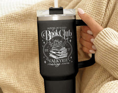 Acotar House of Wind Tumbler, Acotar Book Club Tubler Tumbler 40oz, Valkyrie Reading Room, Night Court Engraved Tumbler With Handle