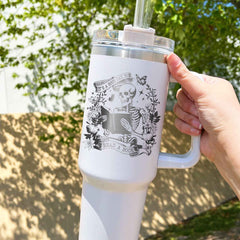 Book Lover Tumbler, Engraved Tumbler Books, Book Worm Tumbler, Book Tumbler With Handle, Its a Good Day To Read a Book Tumbler 40oz