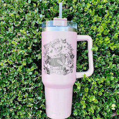 Book Lover Tumbler, Engraved Tumbler Books, Book Worm Tumbler, Book Tumbler With Handle, Its a Good Day To Read a Book Tumbler 40oz