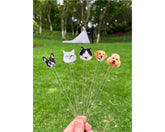 Printed Face Stir Stick, Acrylic Cocktail Sticks, Wedding Drink Stirrers, Print YOUR own image, 2-Sided, Childhood Baby Photos