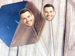 Printed Face Stir Stick, Acrylic Cocktail Sticks, Wedding Drink Stirrers, Print YOUR own image, 2-Sided, Childhood Baby Photos