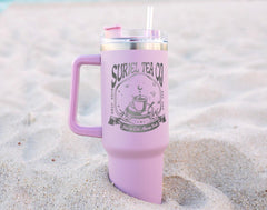 Suriel Tea Co Tumbler, Acotar Merch, Acotar Tumbler With Straw, Acotar Tumbler, Engraved Tumbler, Engraved Tumbler With Handle, Tumbler 40oz