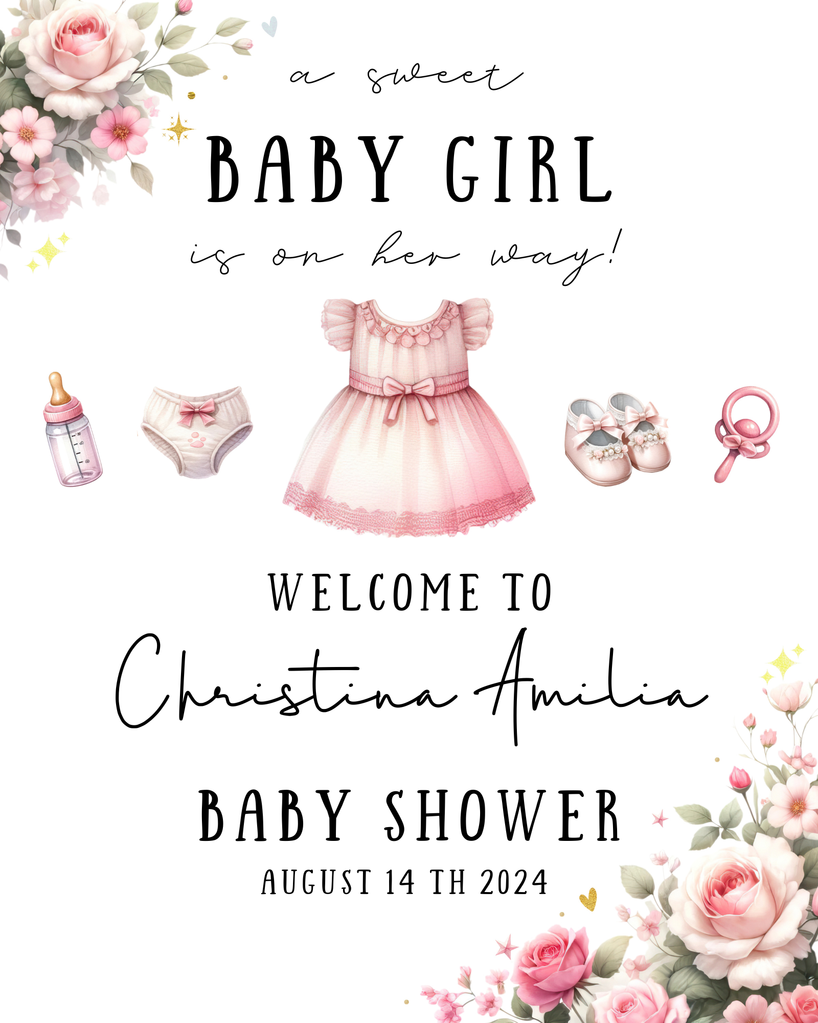 Baby Shower Sign