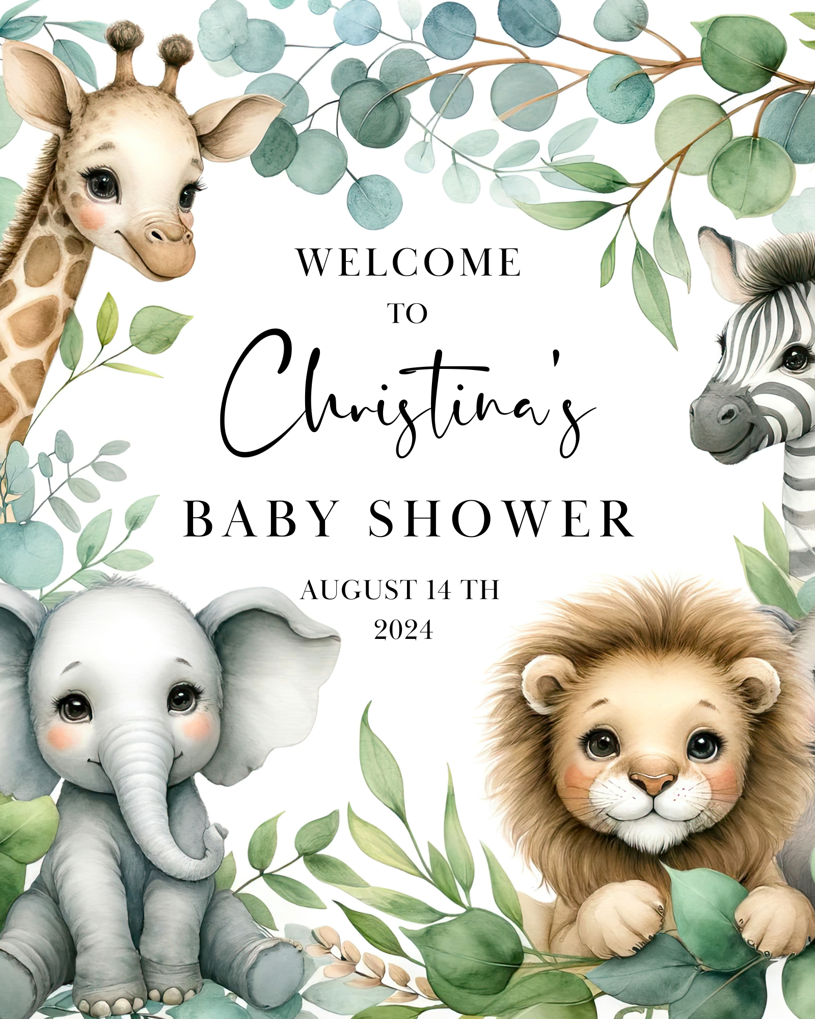 Baby Shower Sign