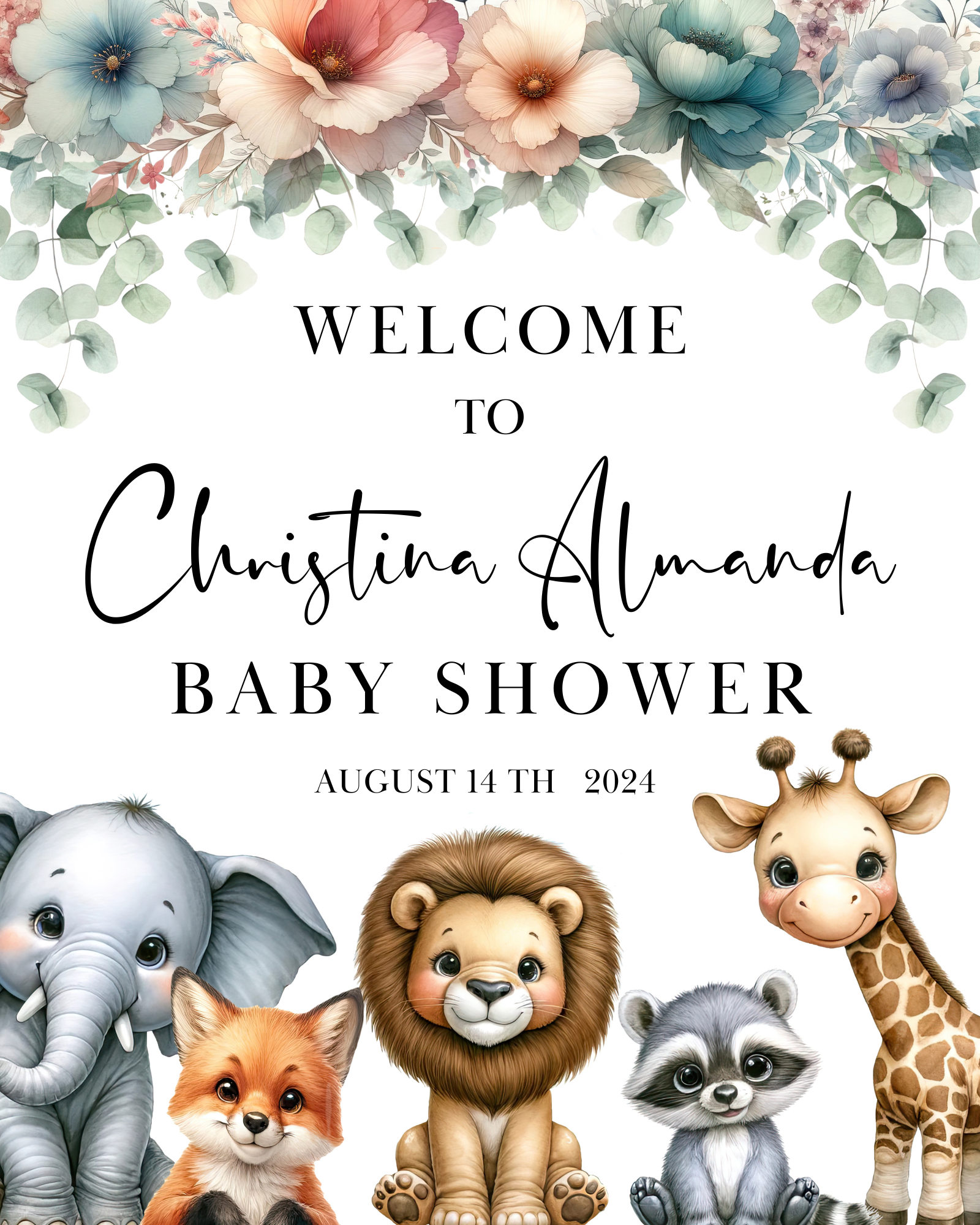 Baby Shower Sign
