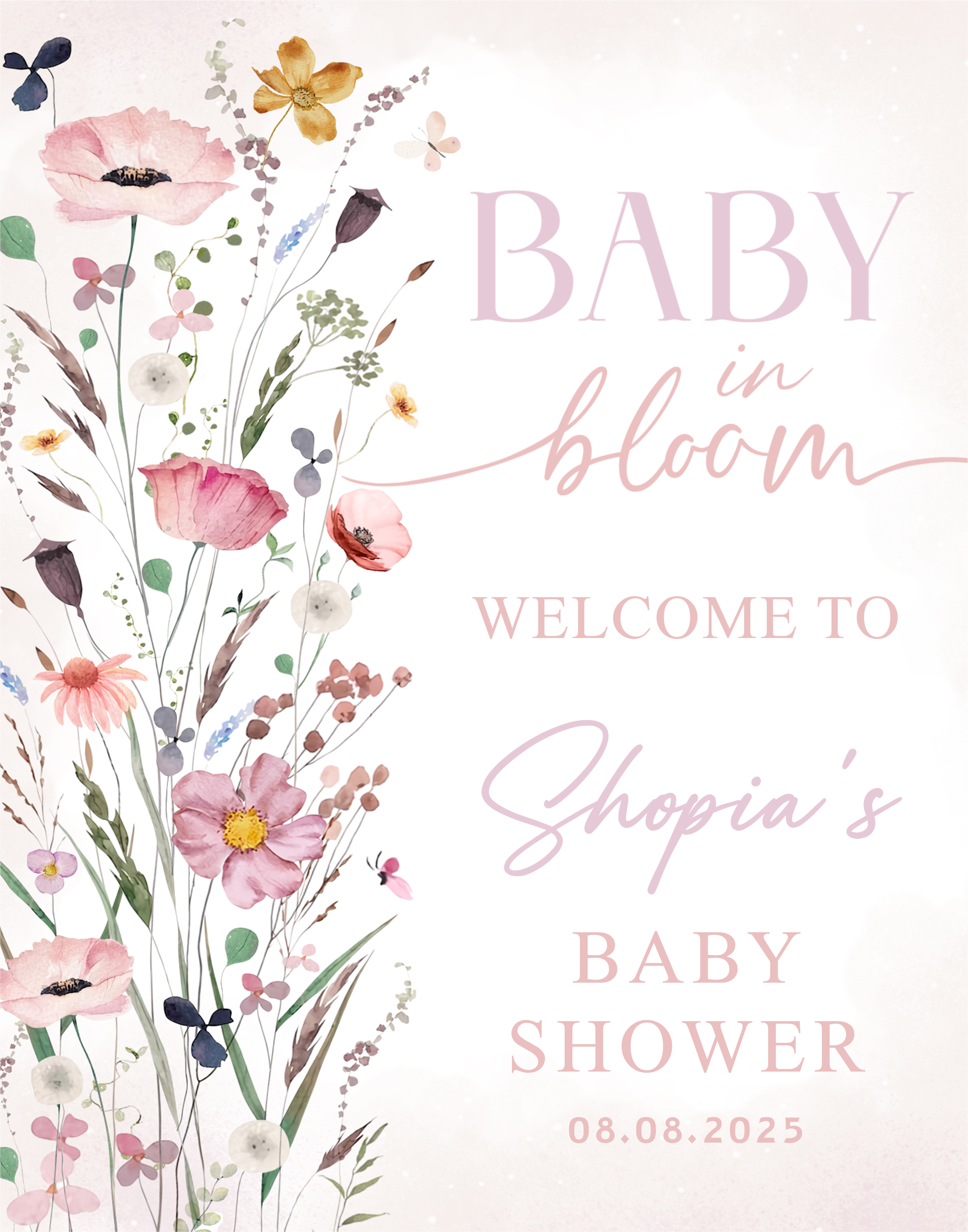 Baby Shower Sign
