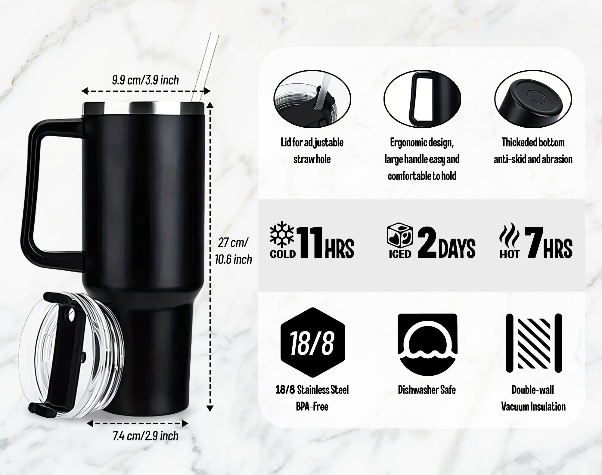 Cool Moms Club 40oz Tumbler, Engraved Tumbler, Engraved Tumbler With Handle, Engraved Tumbler, Gift for Mom, Cool Mom Gift, Mom Tumbler