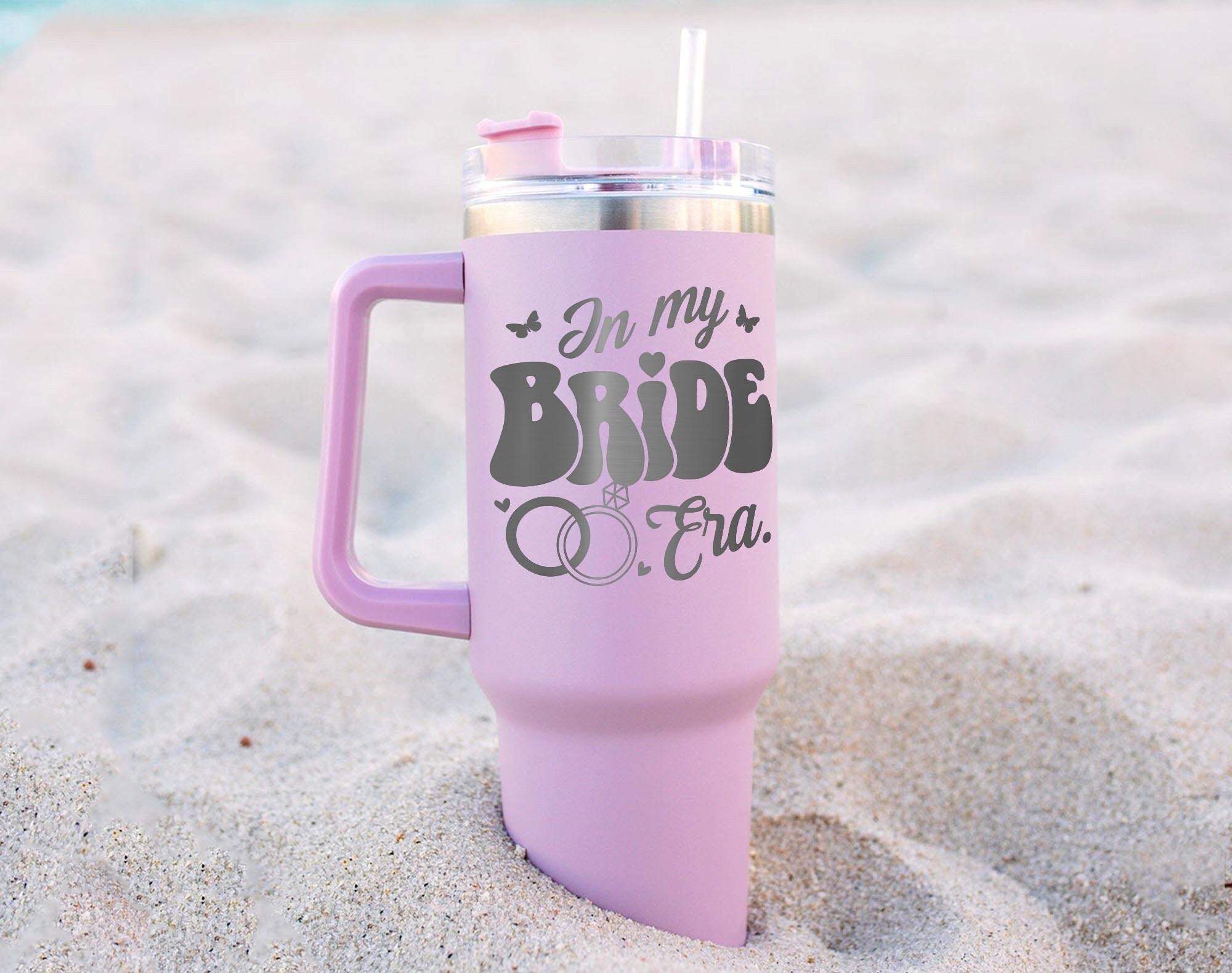 Bride Tumbler, Tumbler Bride, Brides Maid Tumbler, Bride And Bridesmaid Tumblers,Engraved Tumbler 40Oz, Engraved Tumbler,Tumbler With Handle