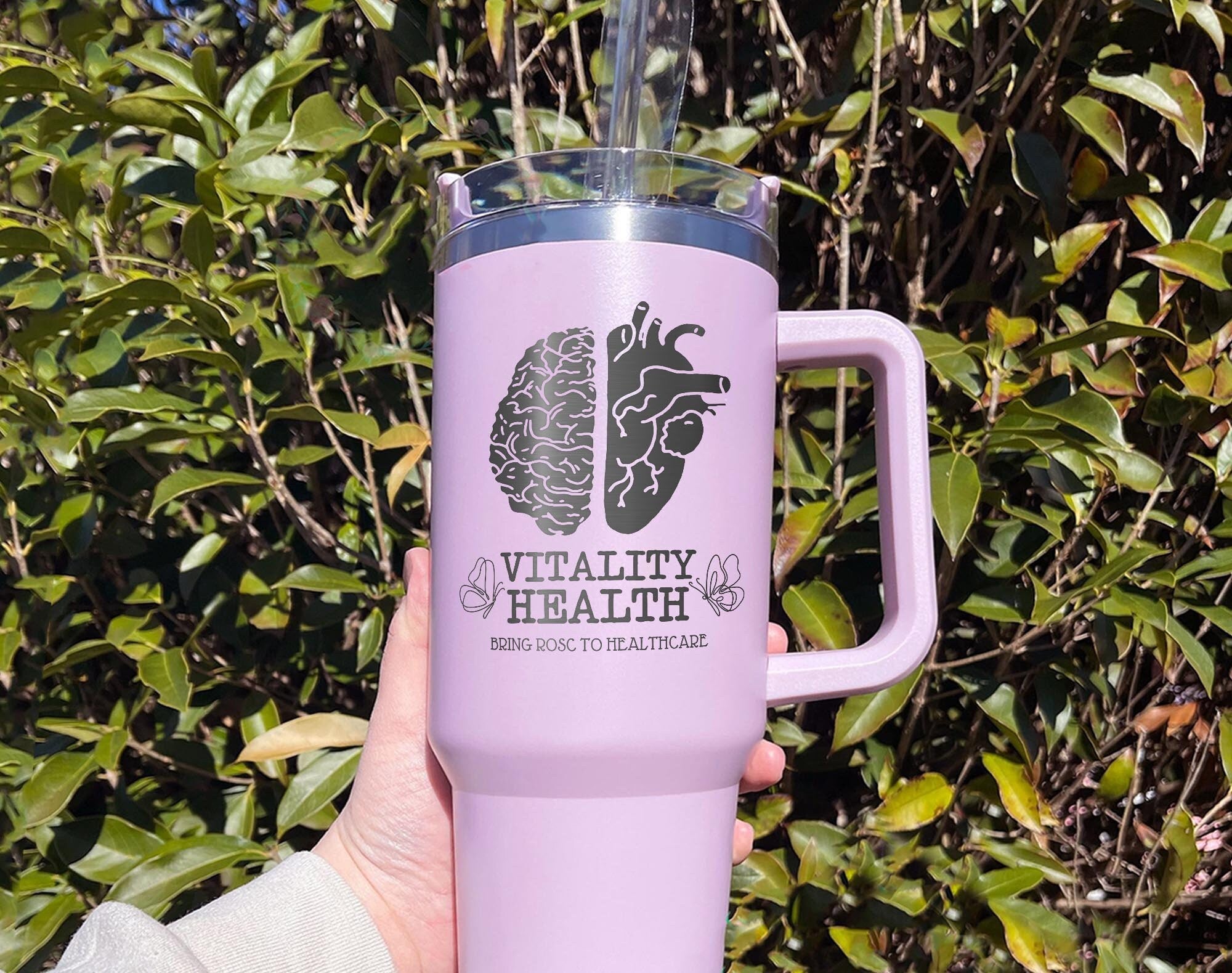 Mental Health Matters Tumbler, Mental Health Tumbler Design, Engraved Tumbler With Handle, Engraved Tumbler 40oz, Mental Health Awareness