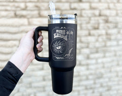 Manon Blackbeak Tumbler, Manon Blackbeak Throne of Glass Tumbler, Engraved Tumbler With Handle,Engraved Tumbler 40oz,Throne of Glass Tumbler